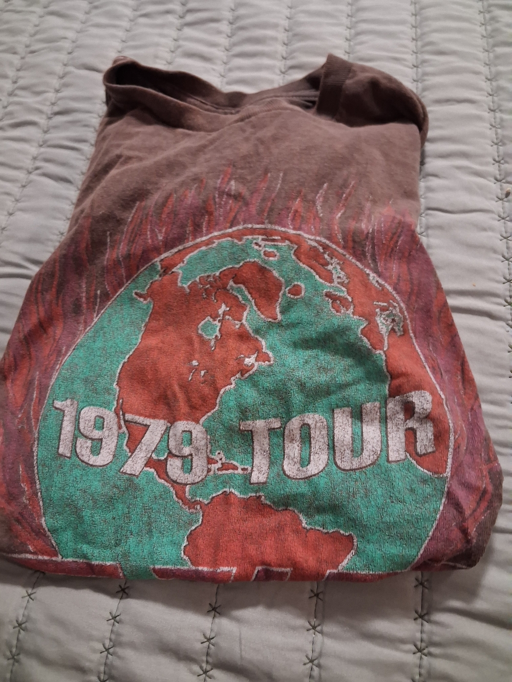 Kids 1979 Tour Graphic Tee - Brown & Teal